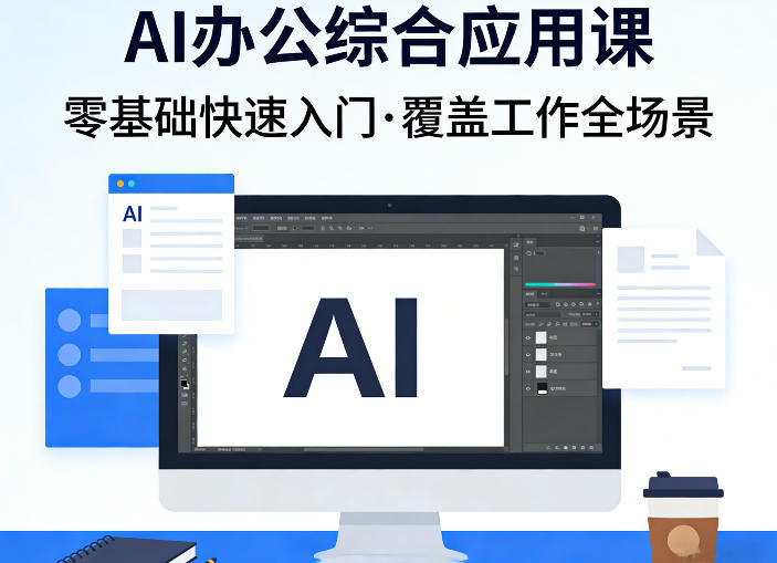 AI办公综合应用课，零基础快速入门，覆盖了工作中各种应用场景-云途创业网