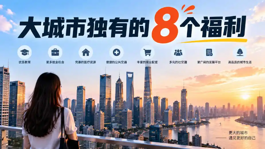 某公众号付费文章：大城市独有的8个福利-云途创业网