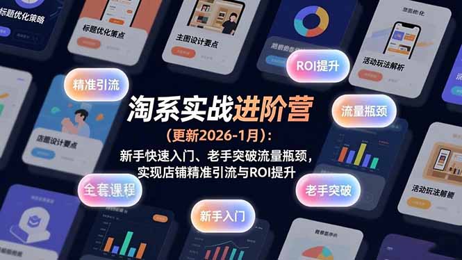 淘系实战进阶营(更新2026-1月-云途创业网