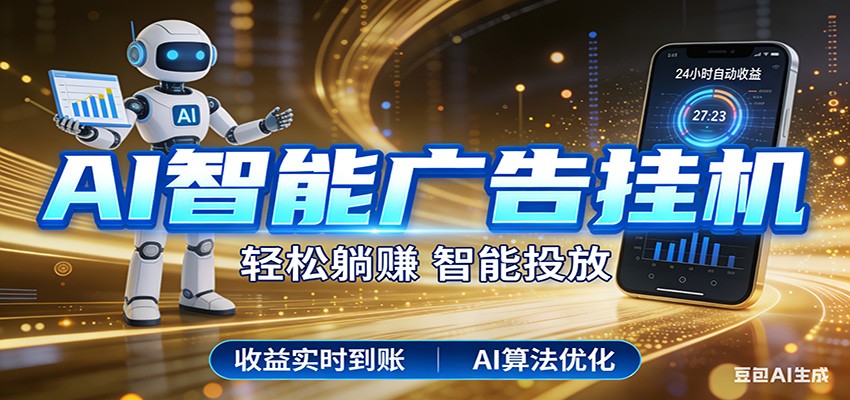 智能广告挂机新时代,利用碎片化时间实现稳定被动收益,AI帮你持续盈利-云途创业网