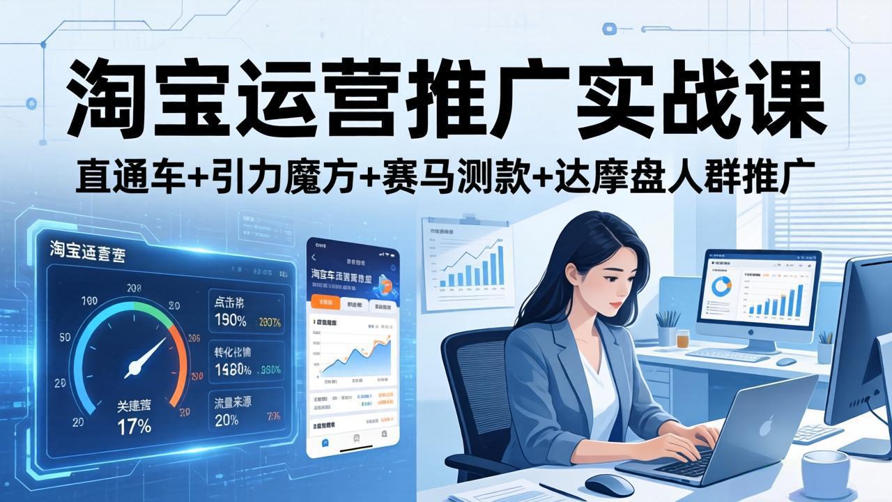 淘宝运营推广实战课(更新26年4月-云途创业网
