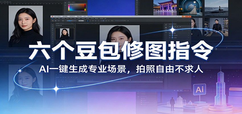 六个豆包修图指令：AI 一键生成专业场景，拍照自由不求人-云途创业网