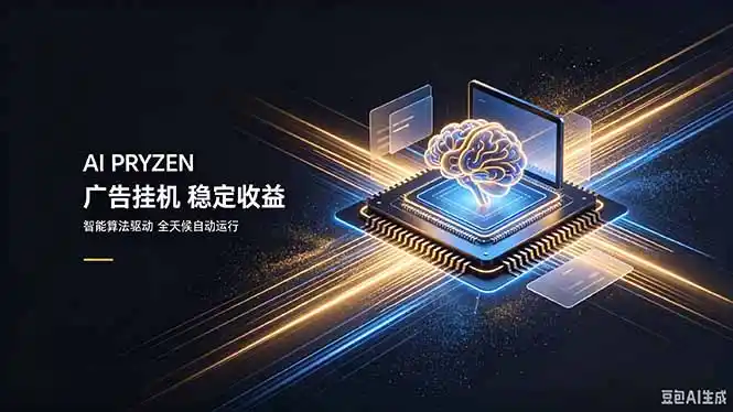 AI Pryzen 广告挂机｜24小时自动跑，日入300-500，新手零门槛-云途创业网