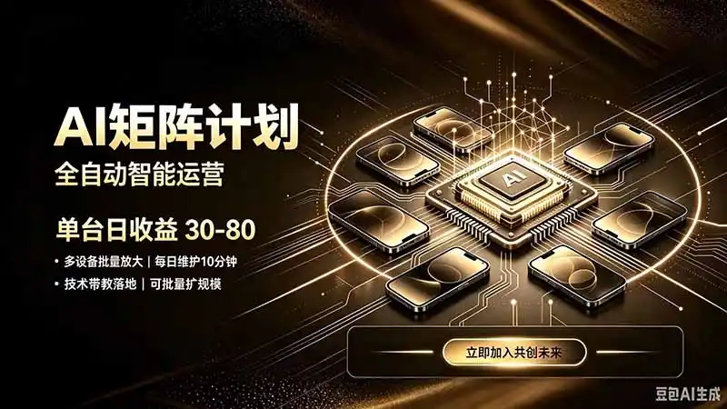 AI智能对话，矩阵规模化创业，全程技术扶持，长久稳定，日入800+-云途创业网
