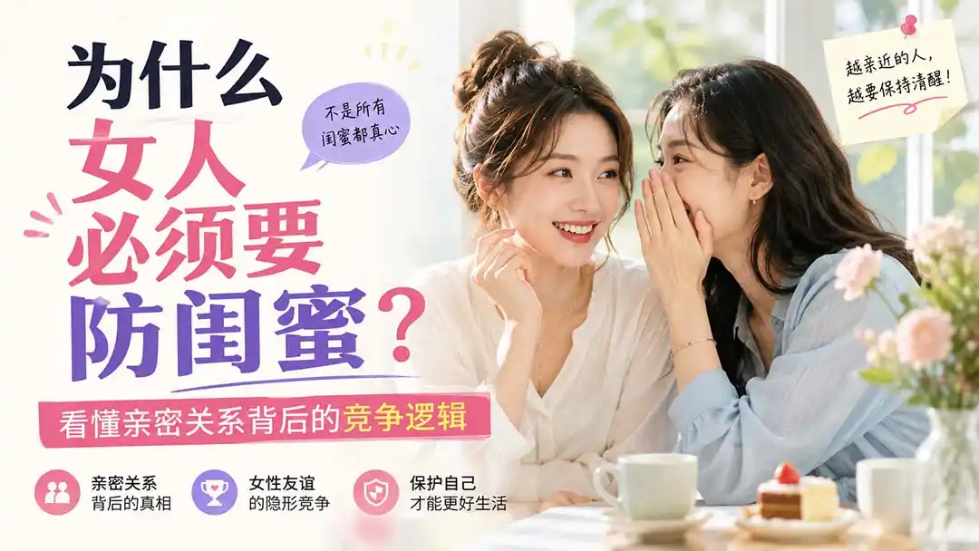 付费文章：为什么女人必须要防闺蜜？看懂亲密关系背后的竞争逻辑-云途创业网
