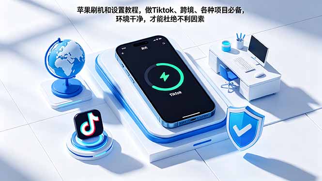 苹果刷机和设置教程，做Tiktok、跨境、各种项目必备，环境干净，才能杜绝不利因素-云途创业网