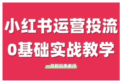 小红书运营投流,小红书广告投放从0到1的实战课,学完即可开始投放(更新26年)-云途创业网