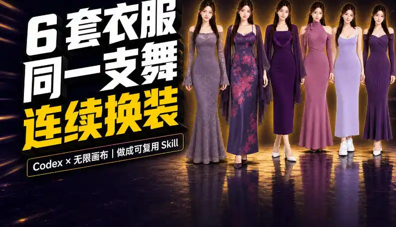 同一支舞，6套衣服按顺序切换：我把服装换装视频做成了一个Skill-云途创业网