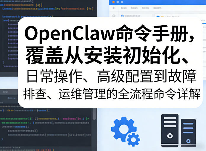 OpenClaw命令手册,覆盖从安装初始化、日常操作、高级配置到故障排查、运维管理的全流程命令详解-云途创业网