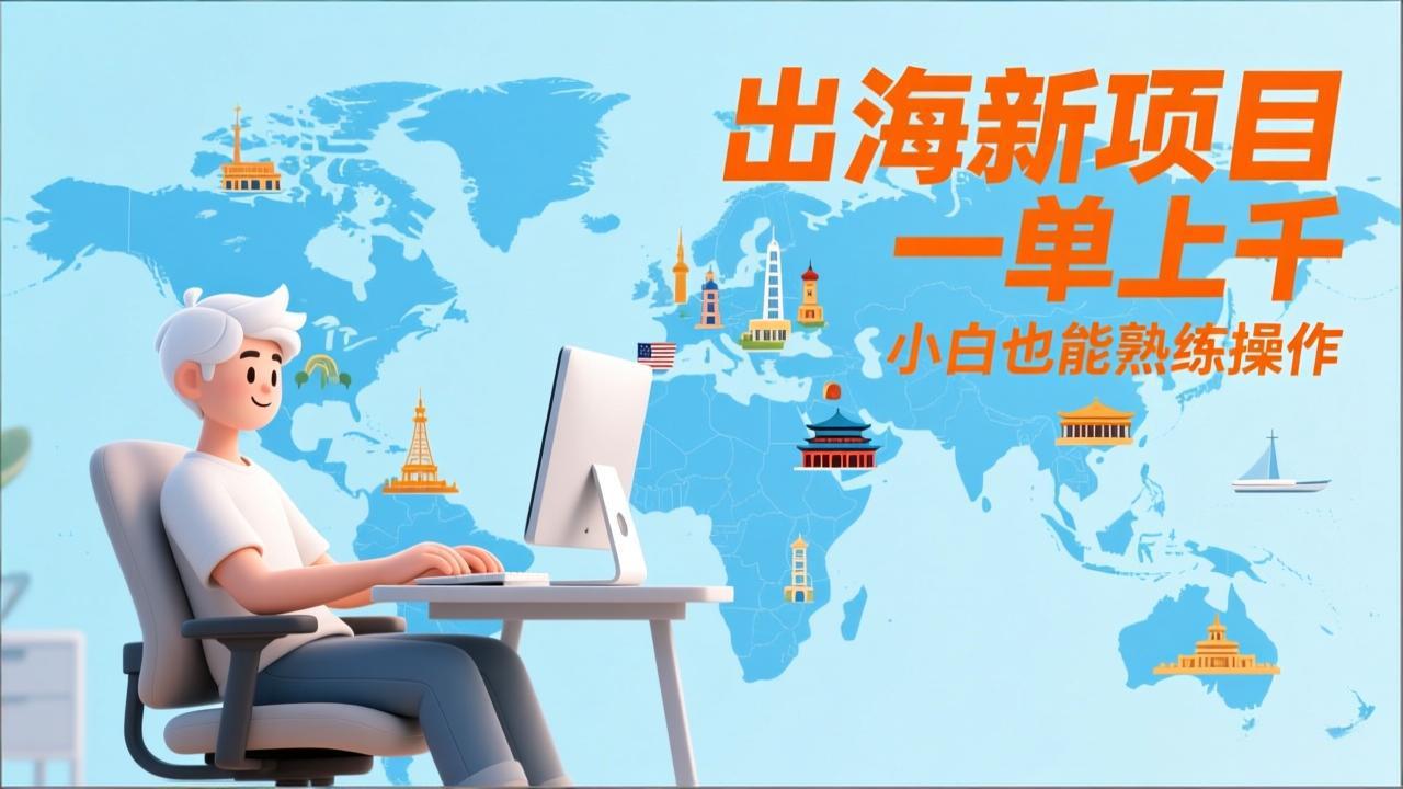 出海新项目,一单上千,小白也能熟练操作-云途创业网