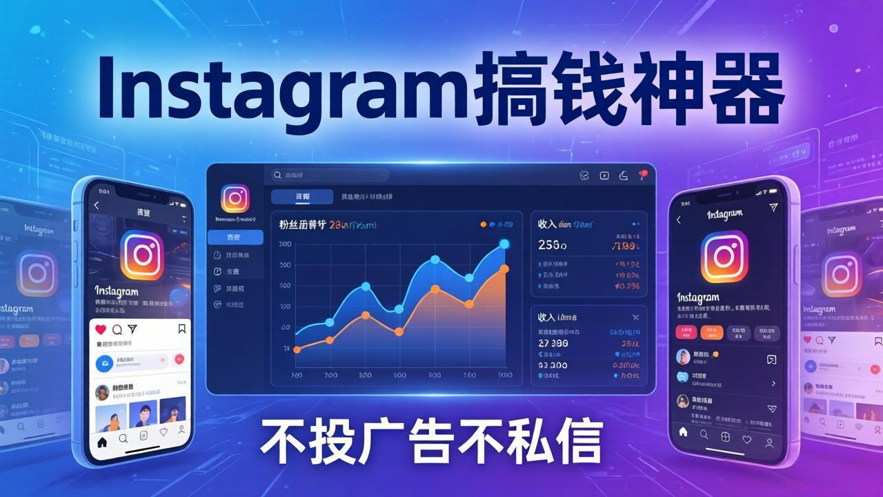 Instagram搞钱神器:月涨6万粉+月入5万刀,不投广告不私信,靠算法+低价产品-云途创业网